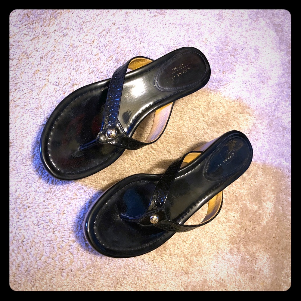 Coach wedges